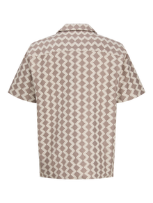 Jack & Jones Relaxed Fit Hemd -Mocha Meringue - 12285392