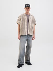 Jack & Jones Relaxed Fit Hemd -Mocha Meringue - 12285392