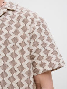 Jack & Jones Relaxed Fit Hemd -Mocha Meringue - 12285392
