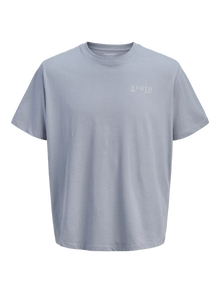 Jack & Jones Rückenprint Rundhals T-shirt -Tradewinds - 12285404