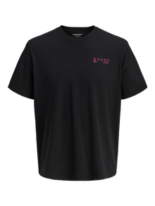 Jack & Jones T-shirt Drukowane z tyłu -Black - 12285404