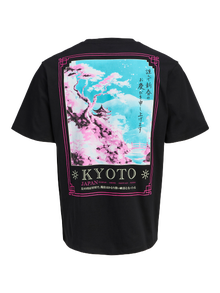Jack & Jones T-shirt Drukowane z tyłu -Black - 12285404
