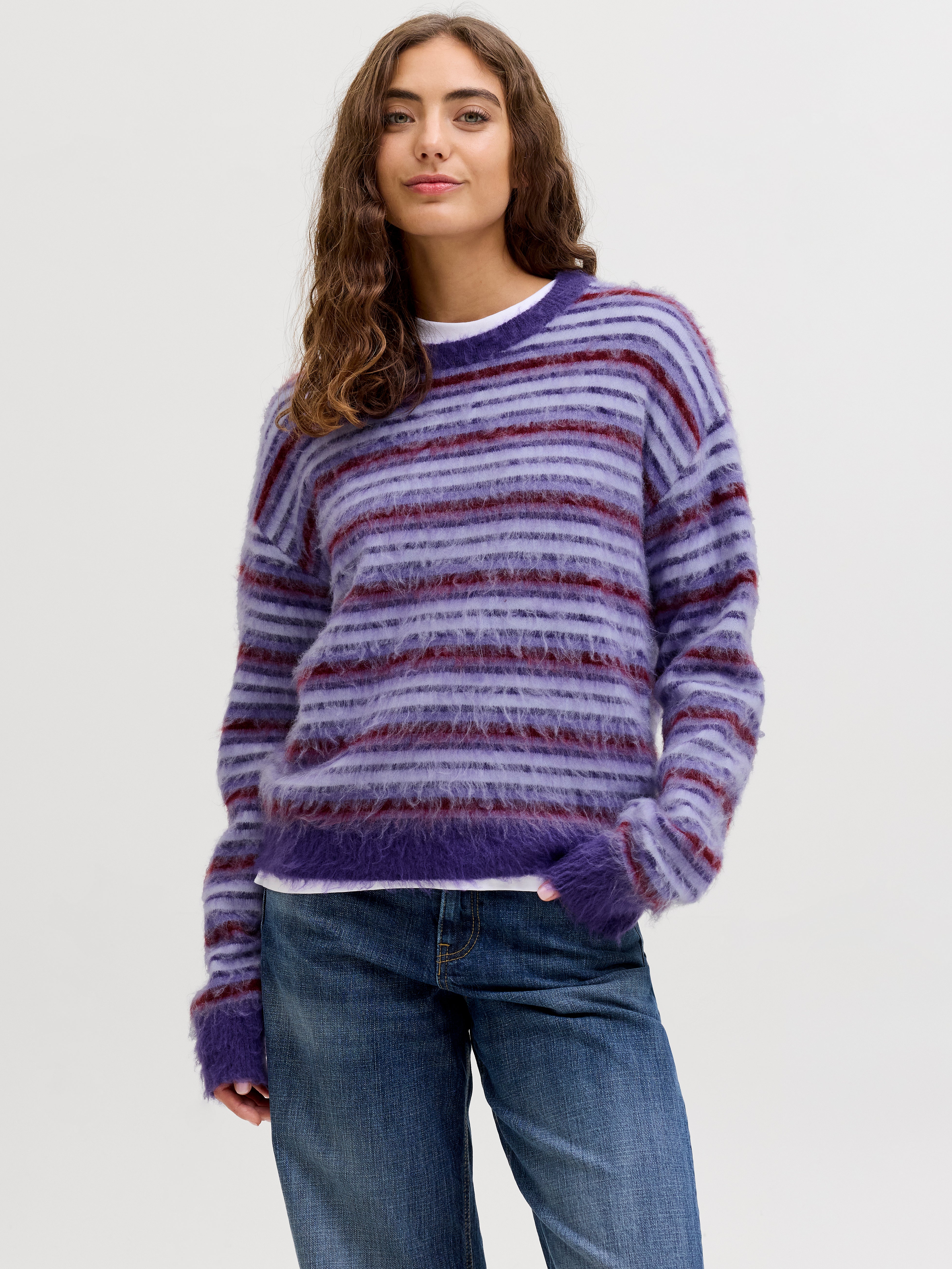 JXMARCIA Knitted pullover | Dark Purple | JJXX®
