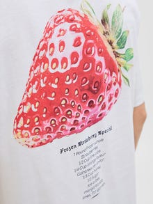 Jack & Jones Achterkant bedrukt O-hals T-shirts -Bright White - 12285452