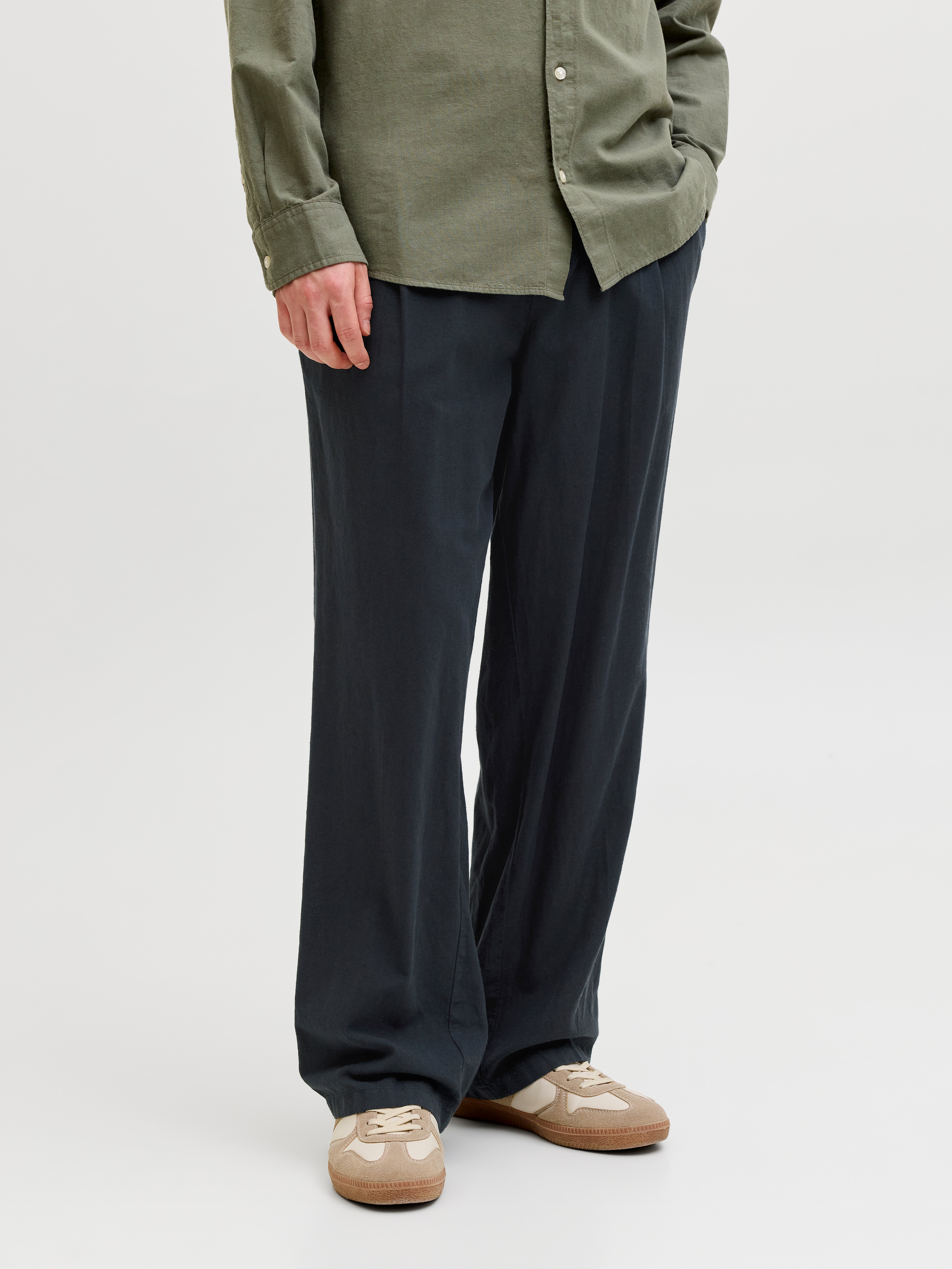 Wide Leg Fit Klassische Hosen