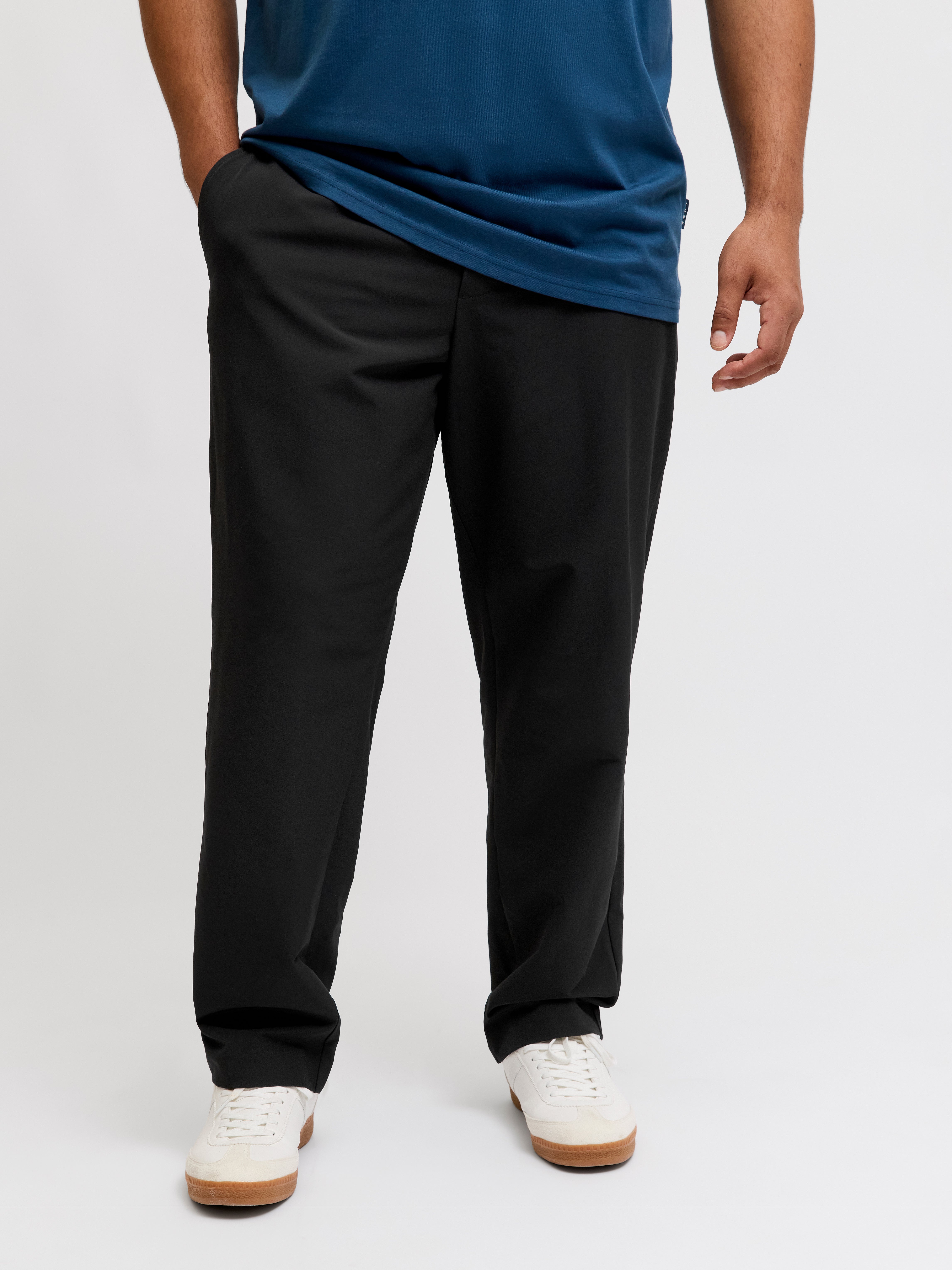 Plus Size Wide Leg Fit Hosen Mit Weitem Bein