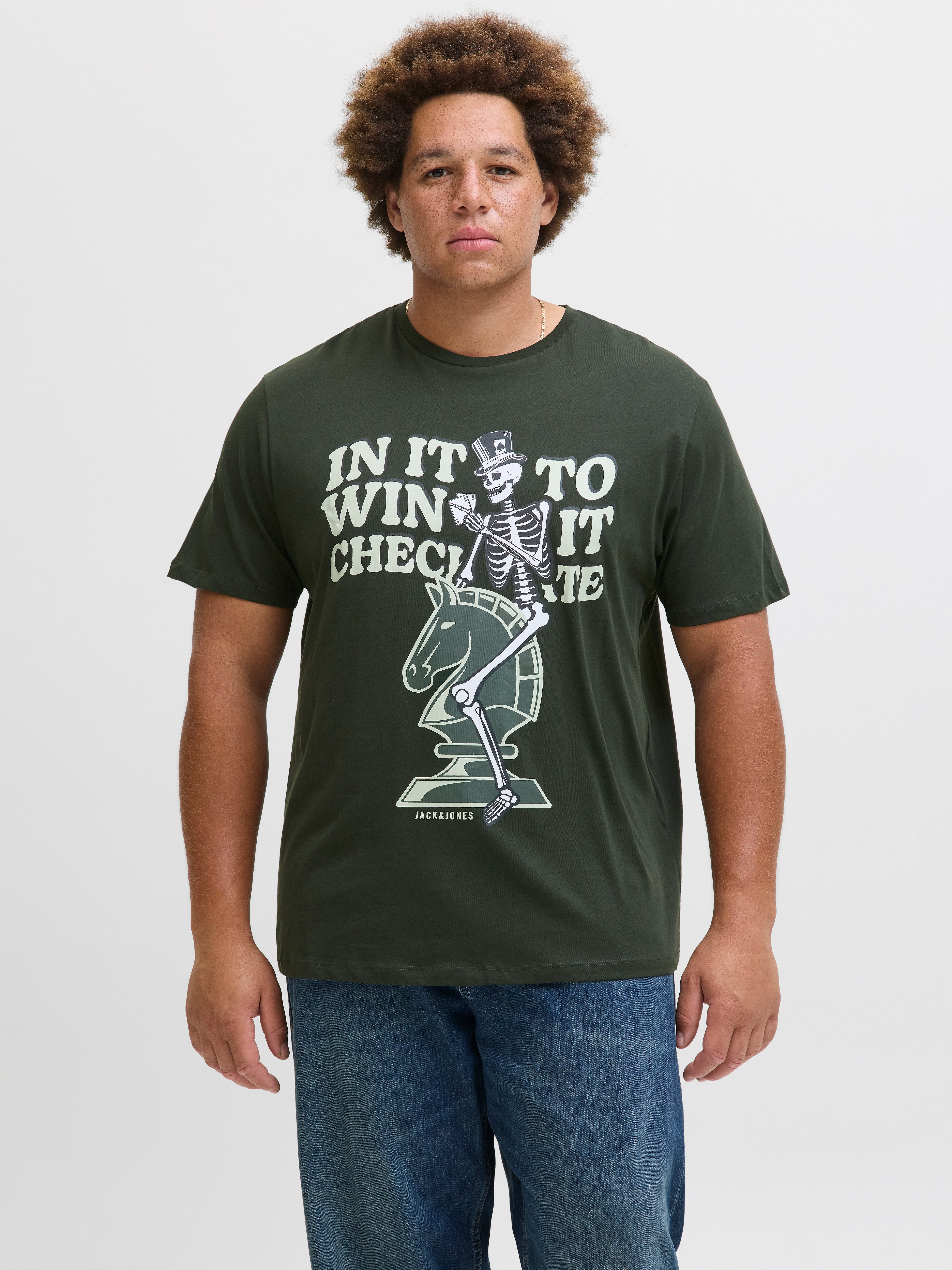 Plus Size Gedruckt T-shirt