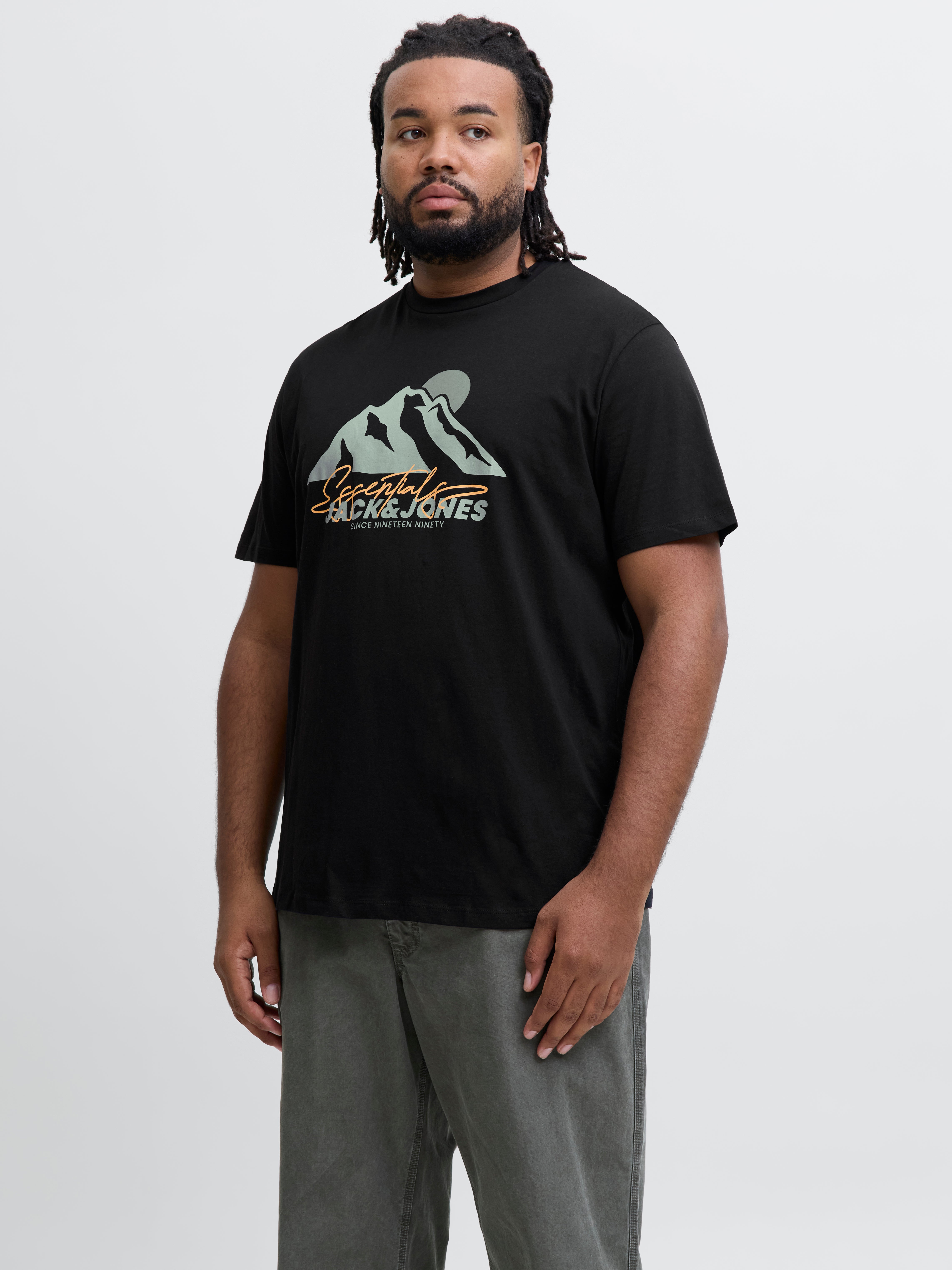 Plus Size Gedruckt T-shirt