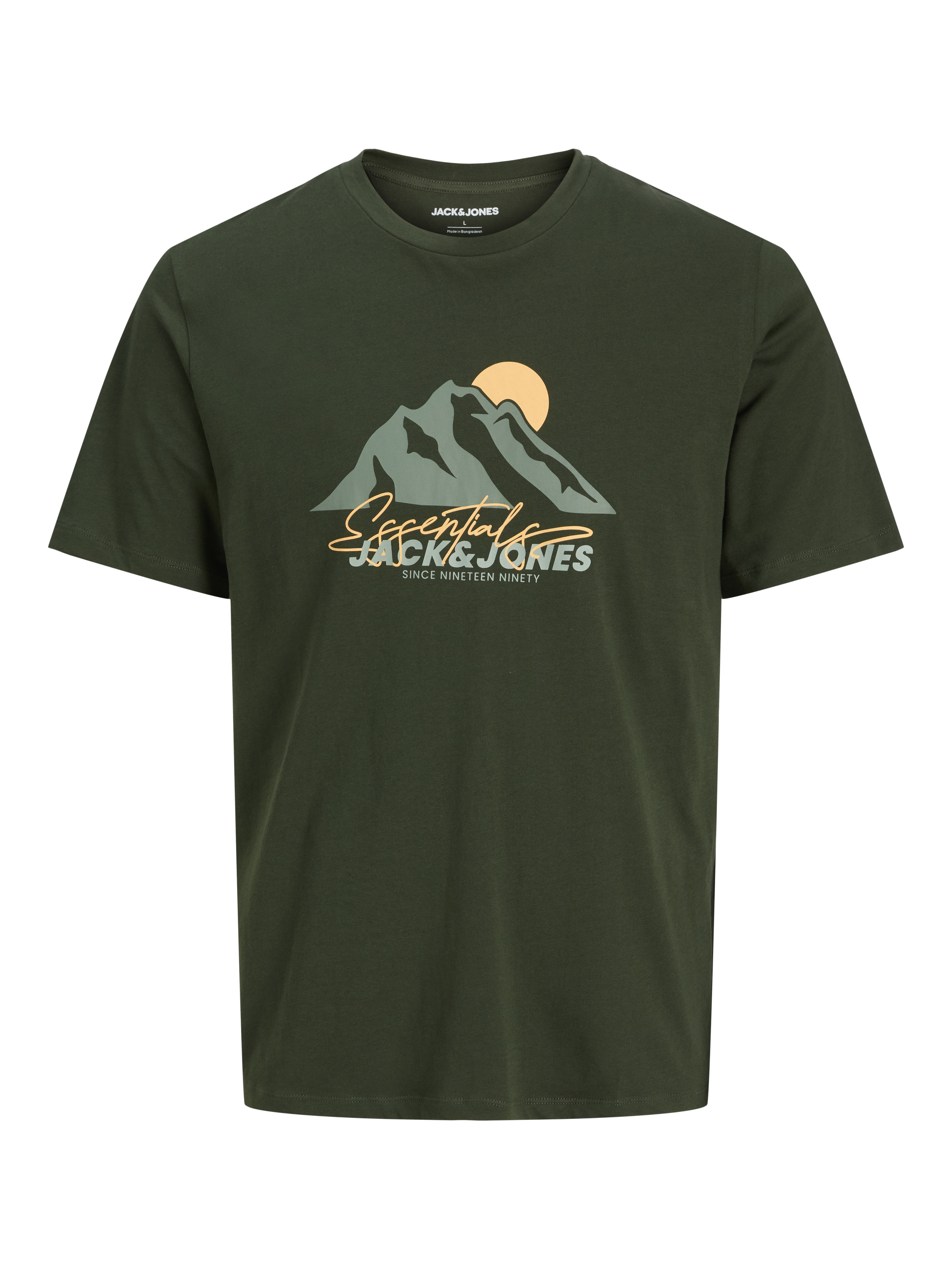 Thumbnail - Plus Size Gedruckt T-shirt