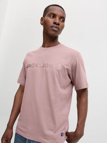 Jack & Jones μπλουζάκι -Twilight Mauve - 12285611