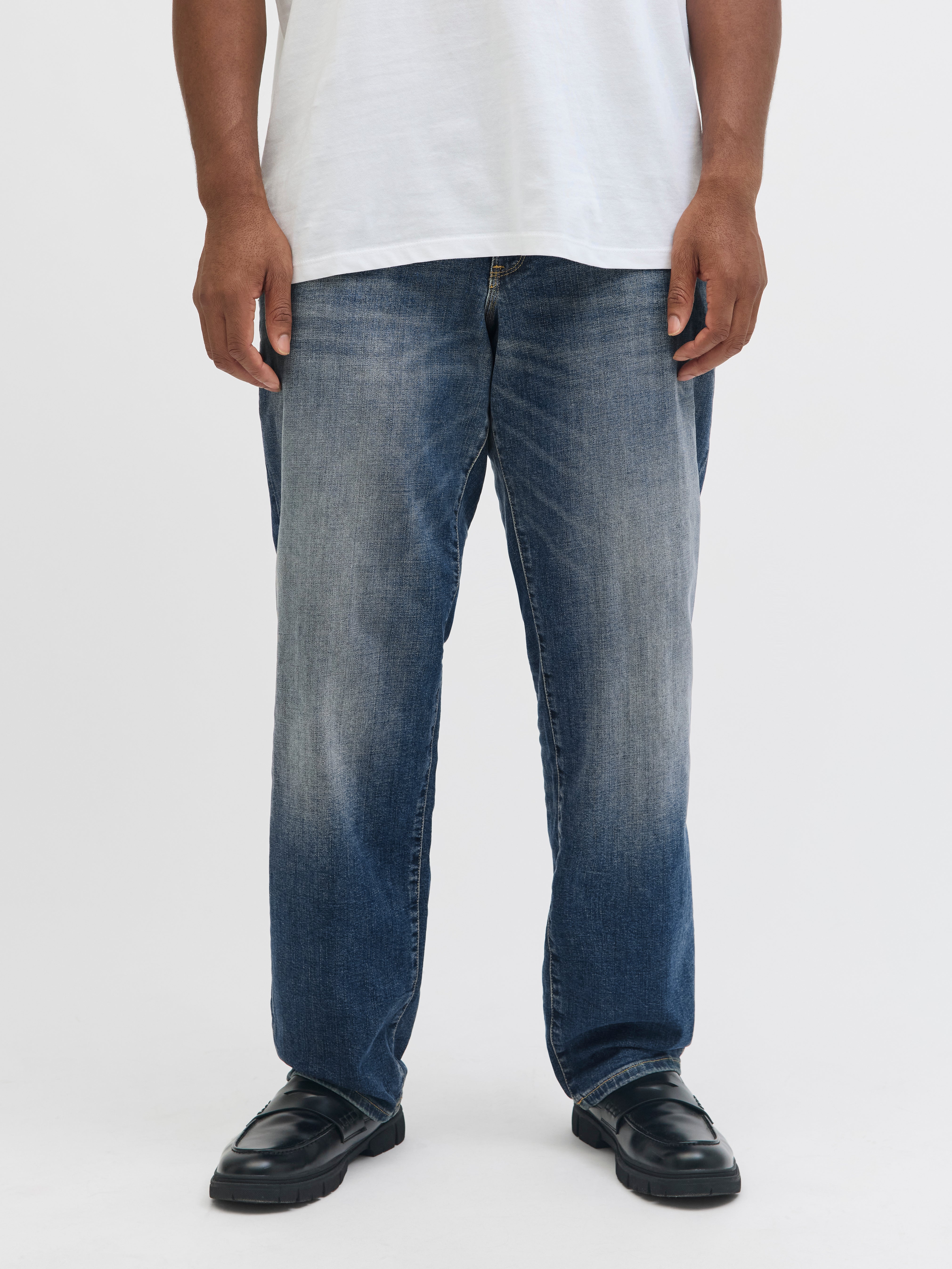 Thumbnail - Plus Size Jjimike Jjfox Cb 082 Pls Tapered Fit Jeans