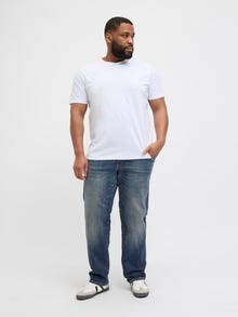 Jack & Jones Plus Size JJIMIKE JJFOX CB 082 PLS Keskenyedő szárú farmer -Blue Denim - 12285634