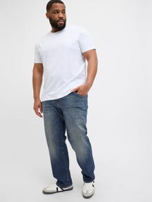 Jack & Jones Plus Size JJIMIKE JJFOX CB 082 PLS Keskenyedő szárú farmer -Blue Denim - 12285634