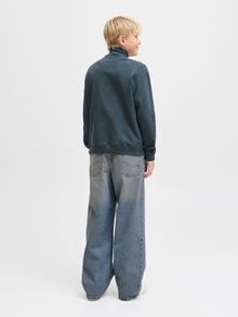 Jack & Jones JJIDAVE JJORIGINAL SQ 081 LN JNR Džínsy širokého strihu Junior -Blue Denim - 12285681