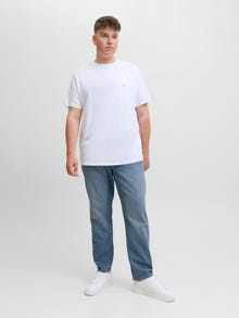 Jack & Jones Plus Size JJIMIKE JJORIGINAL SQ 081 LN PLS Sužene traperice -Blue Denim - 12285682