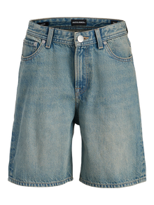 Jack & Jones Përshtatja e lirshme Ngritje e lartë JUNIOR Pantallona të shkurta me 5 xhepa -Blue Denim - 12285690
