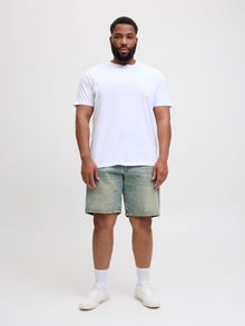Jack & Jones Plus Size Loose Fit Džínové šortky -Blue Denim - 12285691