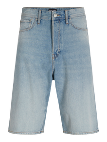 Jack & Jones Plus Size Loose Fit Jeans-Shorts -Blue Denim - 12285692