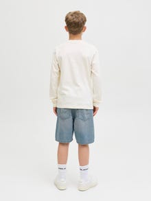 Jack & Jones Loose Fit Kavbojke kratke hlače Mladinci -Blue Denim - 12285698