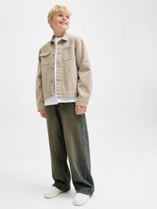 Jack & Jones JJIDAVE JJORIGINAL SQ 083 LN JNR Jean à coupe wide Junior -Blue Denim - 12285734