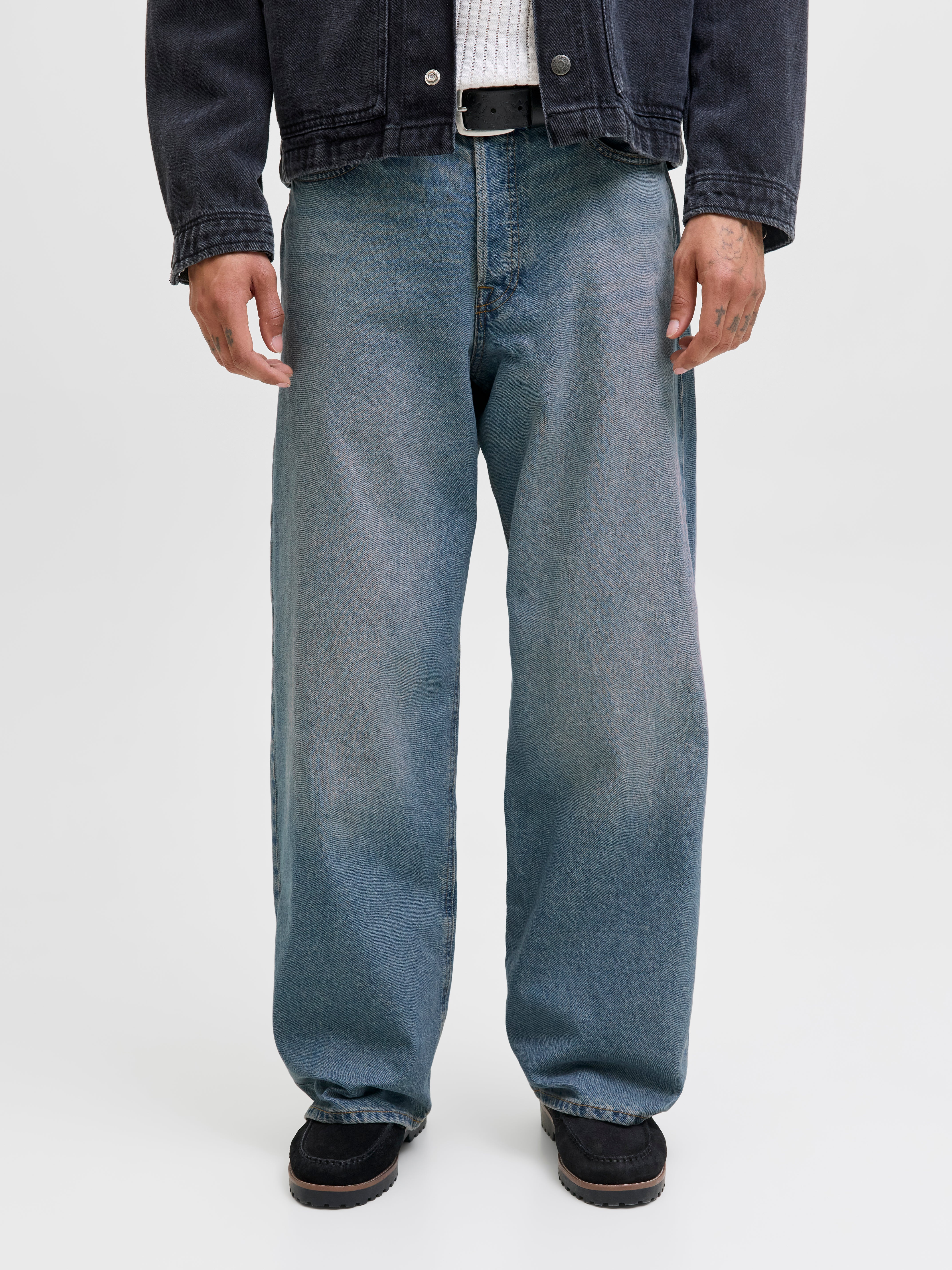 Jjidave Jjoriginal Sq 081 Sn Wide Fit Jeans