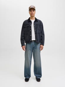 Jack & Jones JJIDAVE JJORIGINAL SQ 081 SN Wide fit jeans -Blue Denim - 12285739