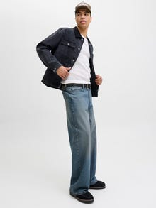 Jack & Jones JJIDAVE JJORIGINAL SQ 081 SN Wide fit jeans -Blue Denim - 12285739