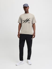 Jack & Jones T-shirt -Gray Flannel - 12285966