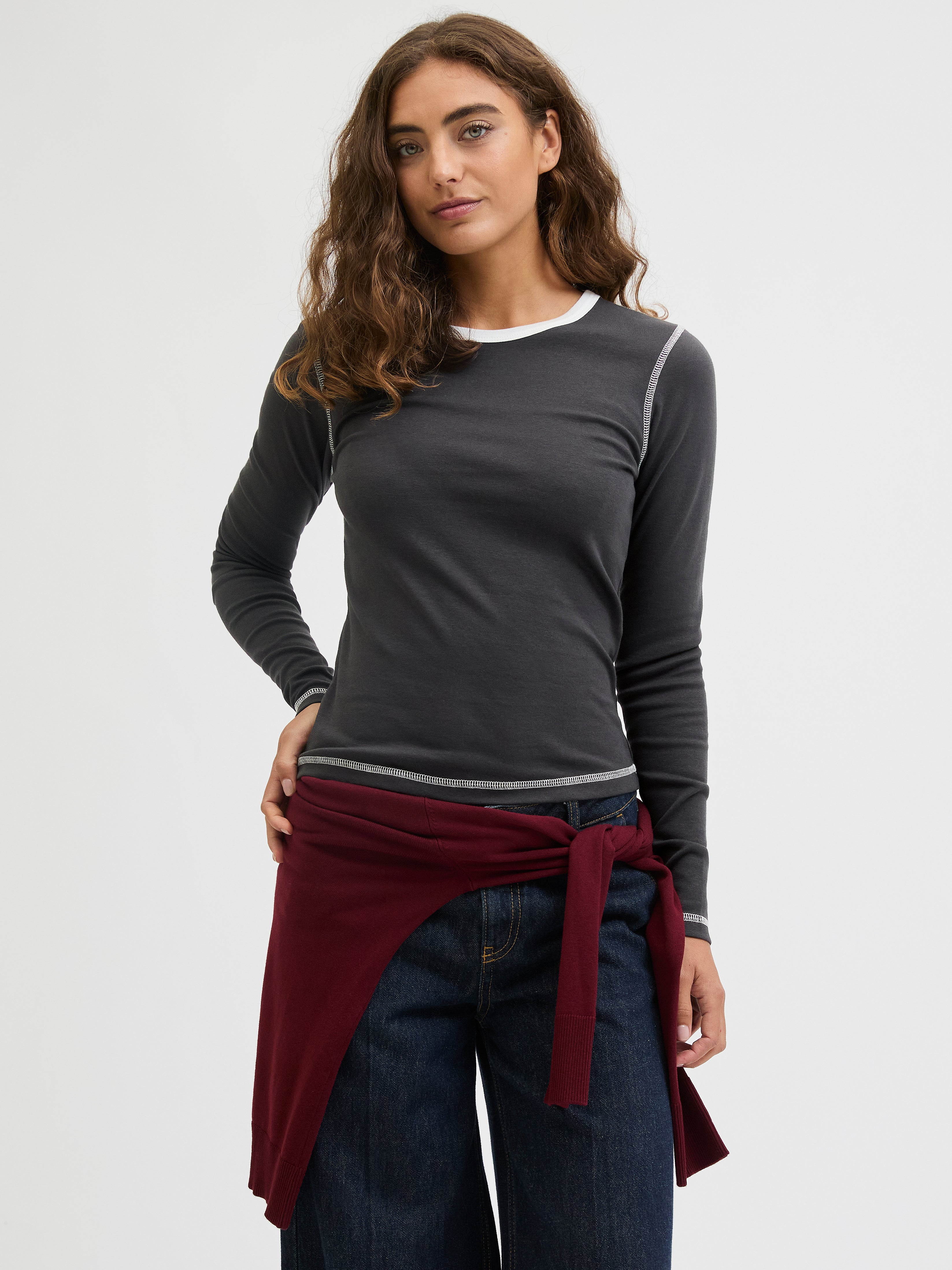 Jxbarbara Langarm-t-shirt