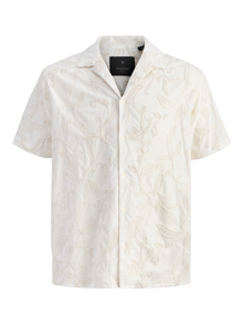 Jack & Jones Relaxed Fit Shirt -Cloud Dancer - 12286177