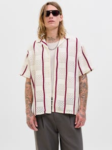 Jack & Jones Lös passform Skjorta -Cloud Dancer - 12286187