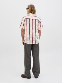 Jack & Jones Loose Fit Hemd -Cloud Dancer - 12286187