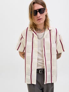 Jack & Jones Loose Fit Hemd -Cloud Dancer - 12286187