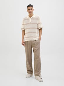 Jack & Jones Megztas polo -Sea Salt - 12286188