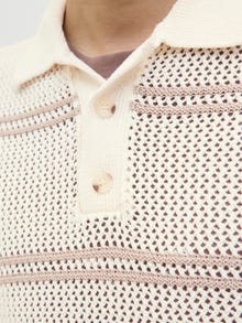 Jack & Jones Megztas polo -Sea Salt - 12286188