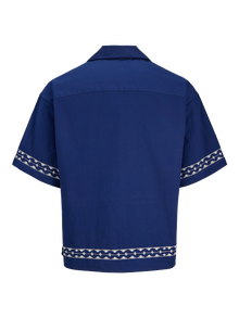 Jack & Jones Loose Fit Shirt -Ocean Cavern - 12286190