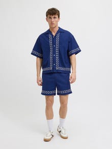 Jack & Jones Loose Fit Shirt -Ocean Cavern - 12286190