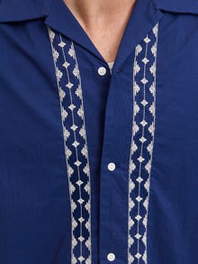 Jack & Jones Loose Fit Shirt -Ocean Cavern - 12286190