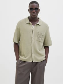 Jack & Jones Polo de punto -Dried sage/Green - 12286192