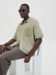 Jack & Jones Polo de punto -Dried sage/Green - 12286192