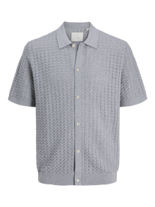 Jack & Jones Polo tricoté -Light Grey Melange - 12286252