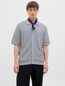 Jack & Jones Polo tricoté -Light Grey Melange - 12286252