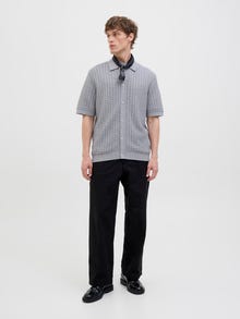Jack & Jones Polo tricoté -Light Grey Melange - 12286252