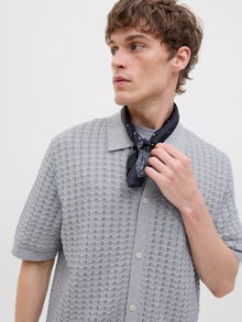 Jack & Jones Polo tricoté -Light Grey Melange - 12286252
