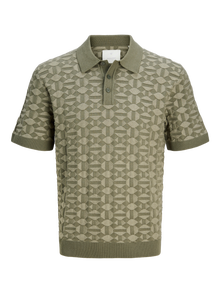 Jack & Jones Koszula polo -Tea leef/Green - 12286269