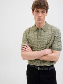 Jack & Jones Koszula polo -Tea leef/Green - 12286269