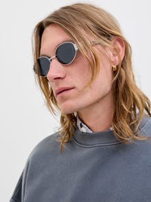Jack & Jones Rektangulære solbriller -Silver - 12286271