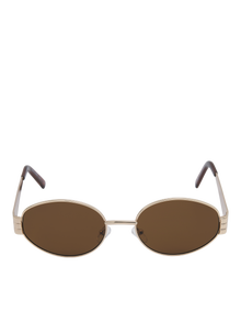 Jack & Jones Suorakaiteen muotoiset aurinkolasit -Gold Colour - 12286271