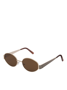 Jack & Jones Suorakaiteen muotoiset aurinkolasit -Gold Colour - 12286271
