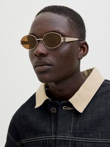 Jack & Jones Rectangular sunglasses -Gold Colour - 12286271